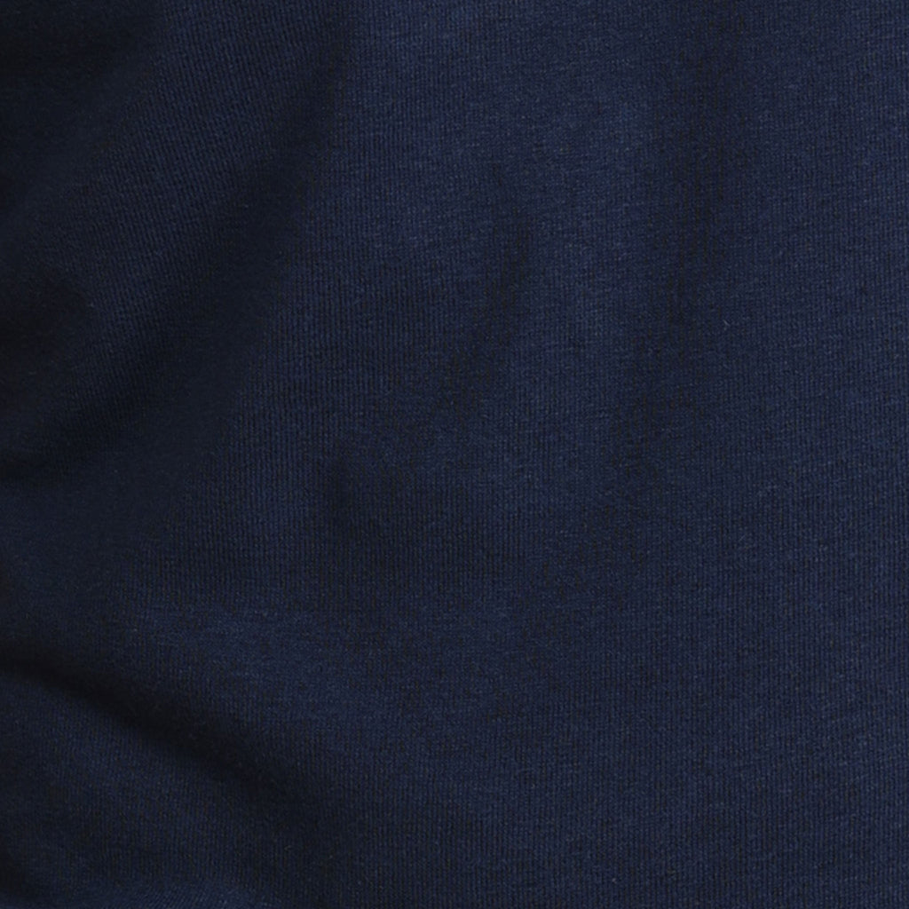 Toscano Linen Blend Polo Navy