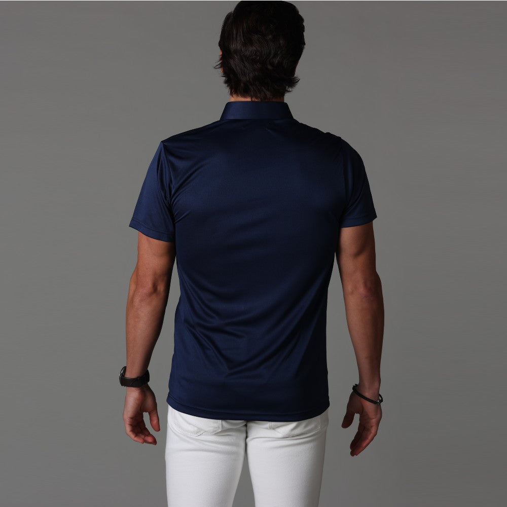 Semi-Spread Collar Polo Navy Original