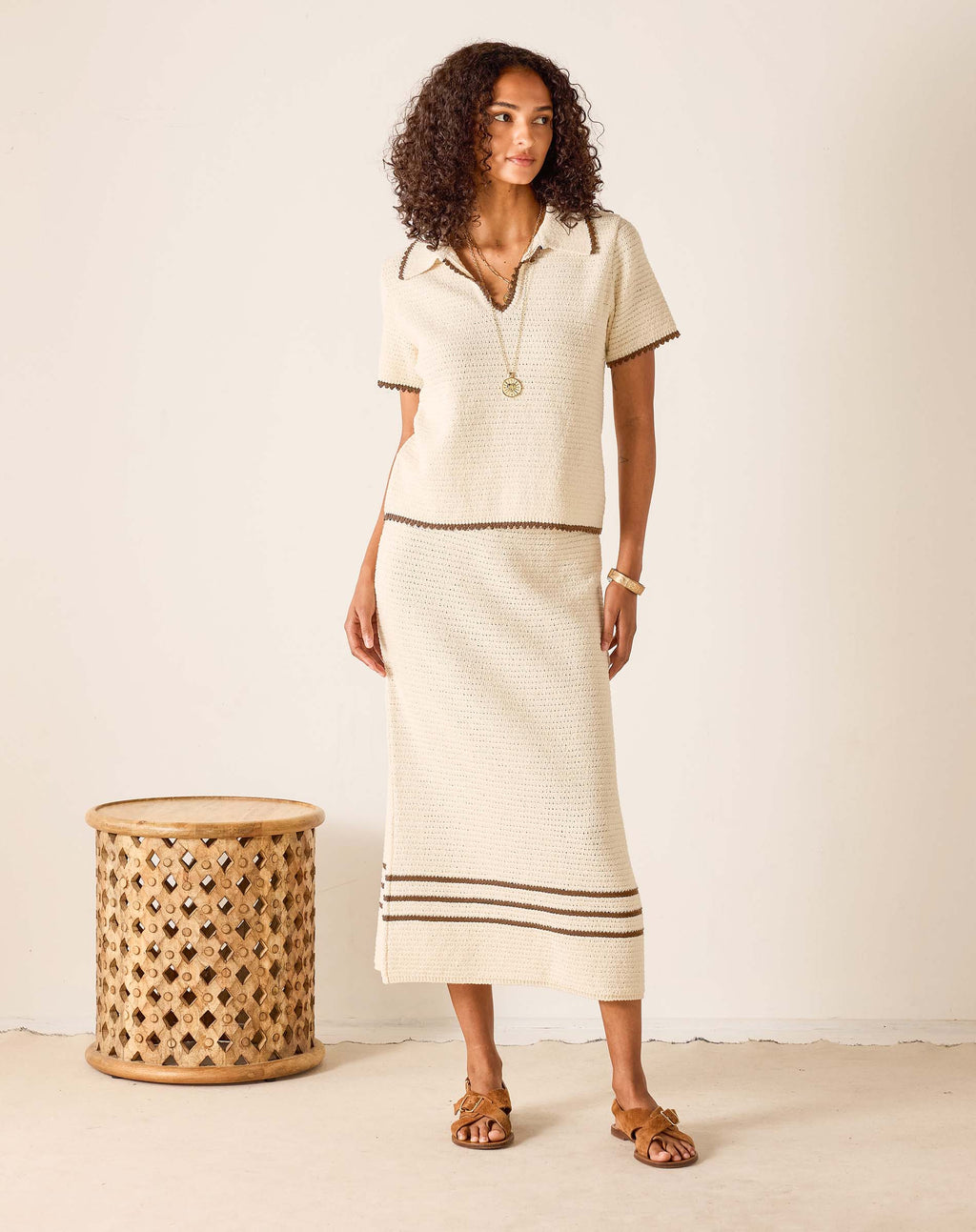 Paley Polo Crochet Top