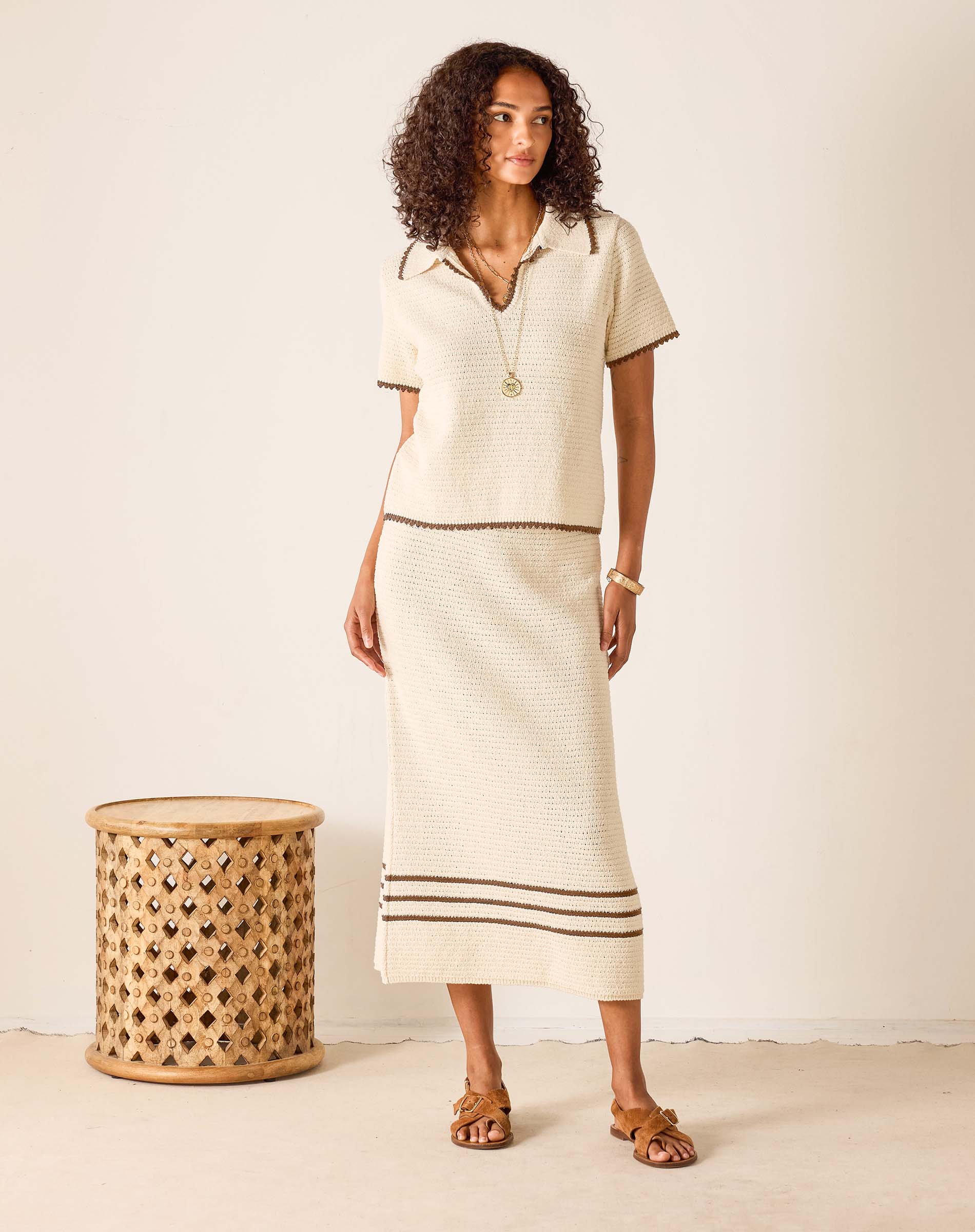 Paley Polo Crochet Top