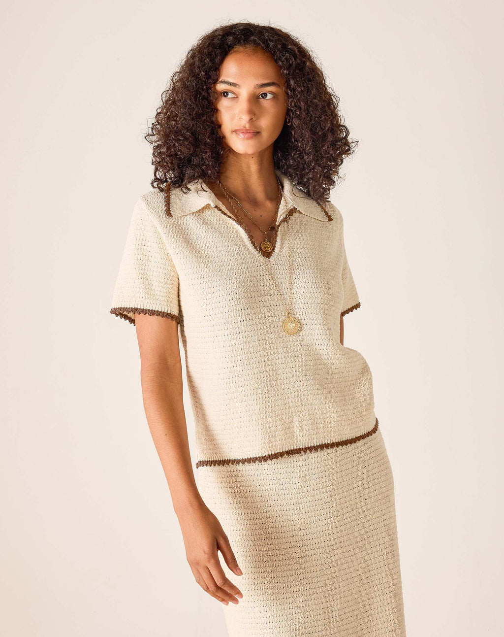 Paley Polo Crochet Top