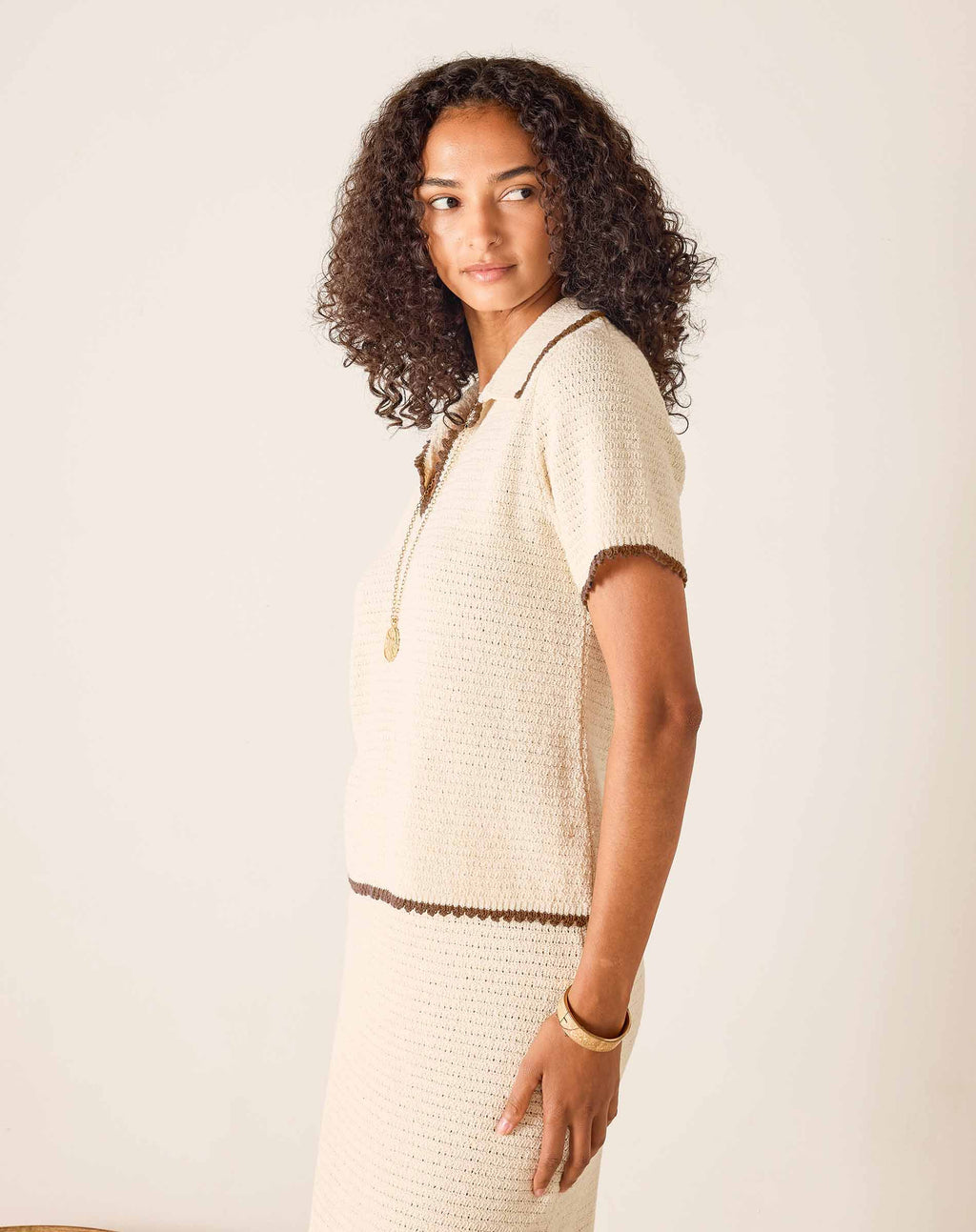 Paley Polo Crochet Top