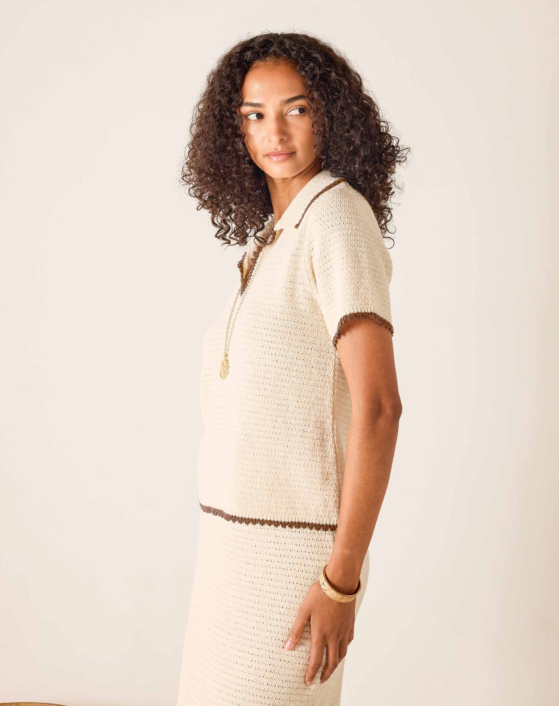 Paley Polo Crochet Top