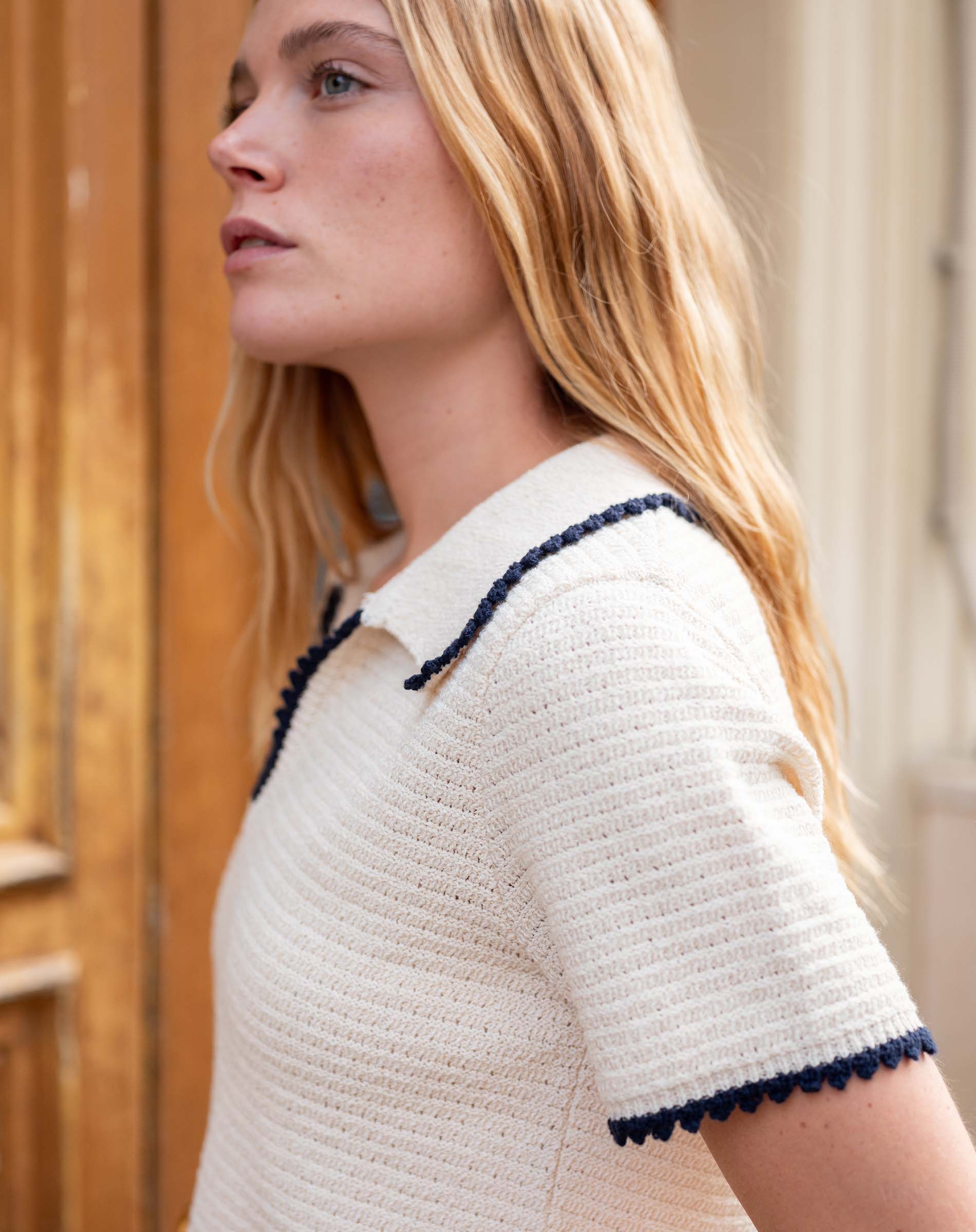 Paley Polo Crochet Top