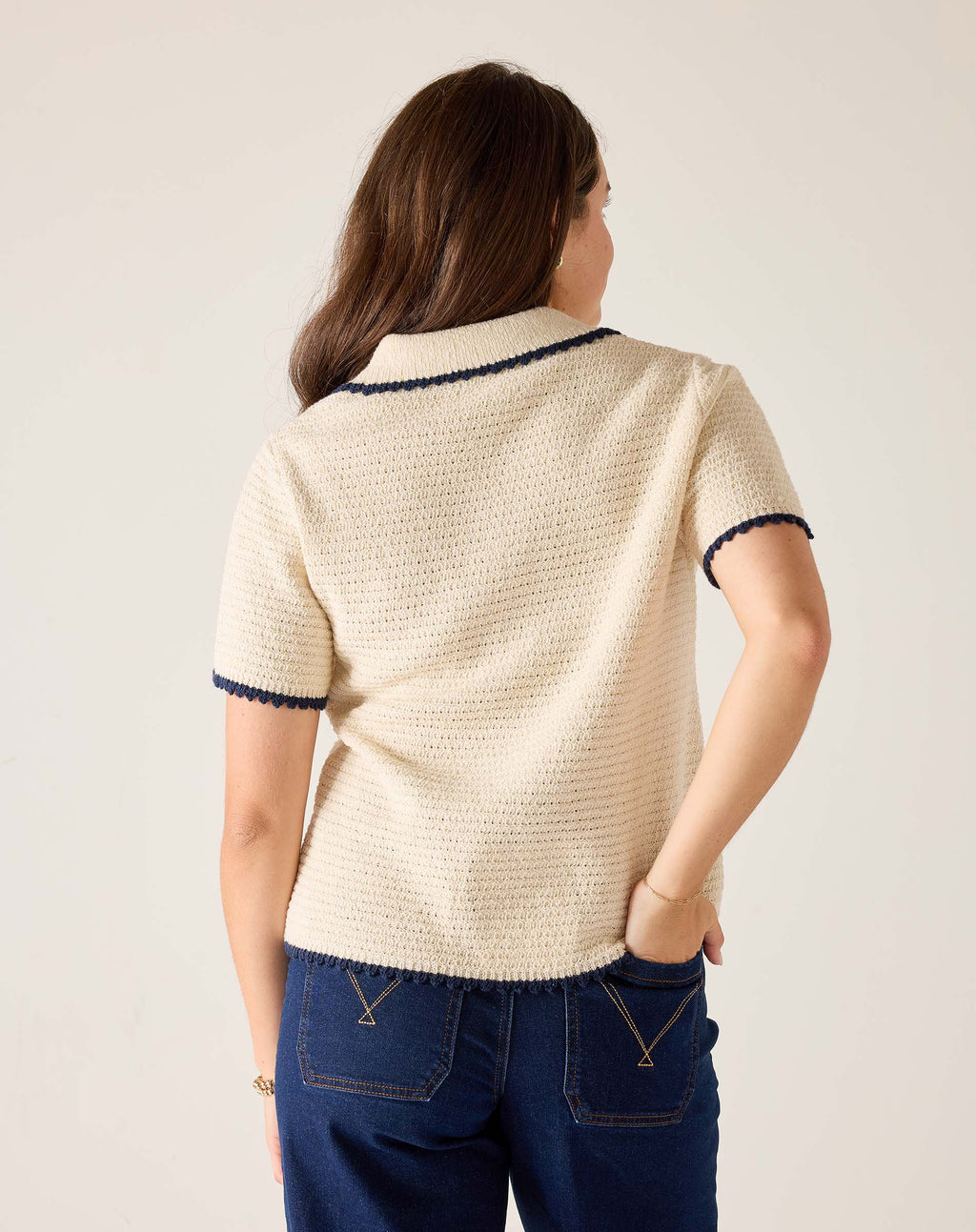 Paley Polo Crochet Top