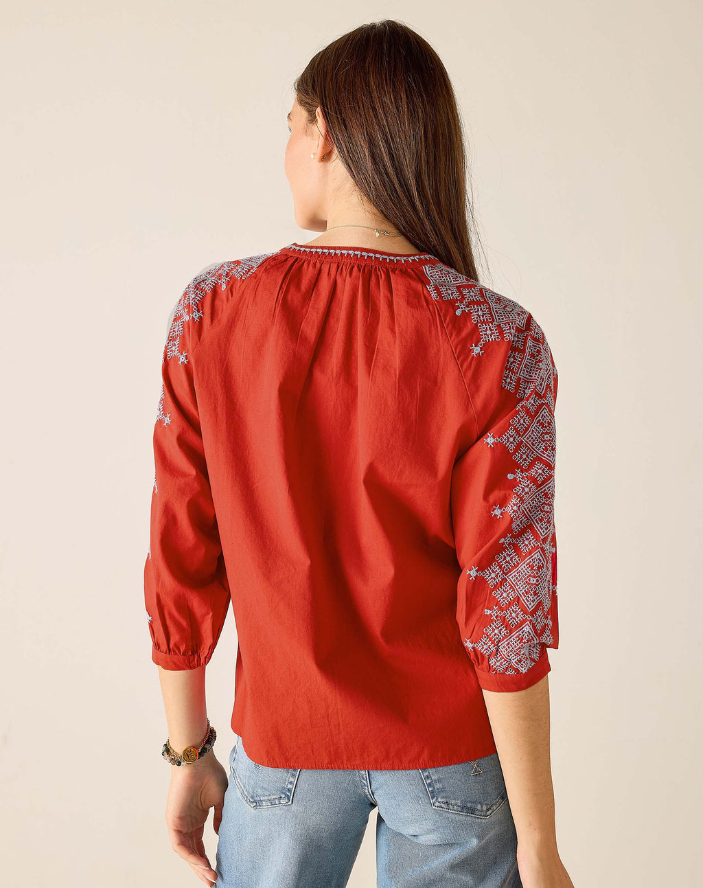 Pego Embroidered Top