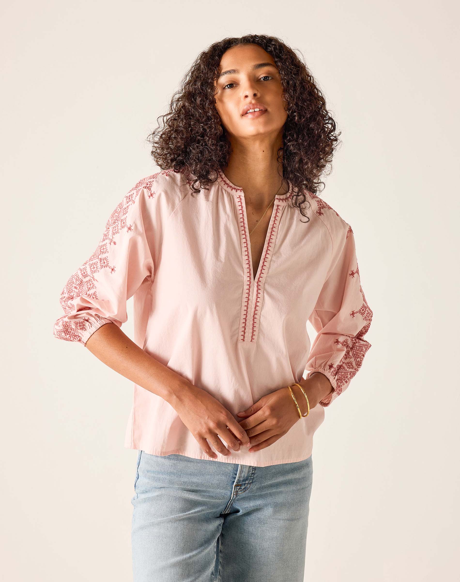 Pego Embroidered Top