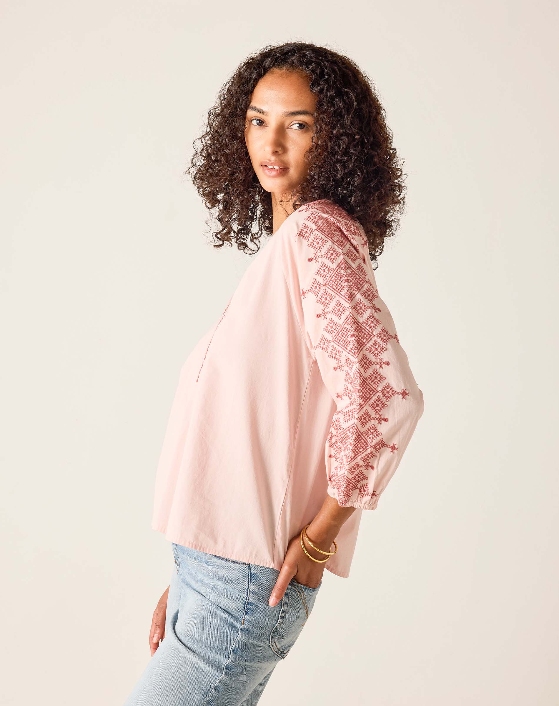 Pego Embroidered Top