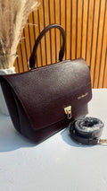 A stylish leather briefcase bag by Tony Bellucci