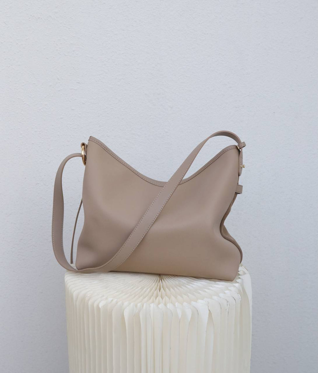 Genuine Leather and Suede Bag — Perfection of Style and Elegance