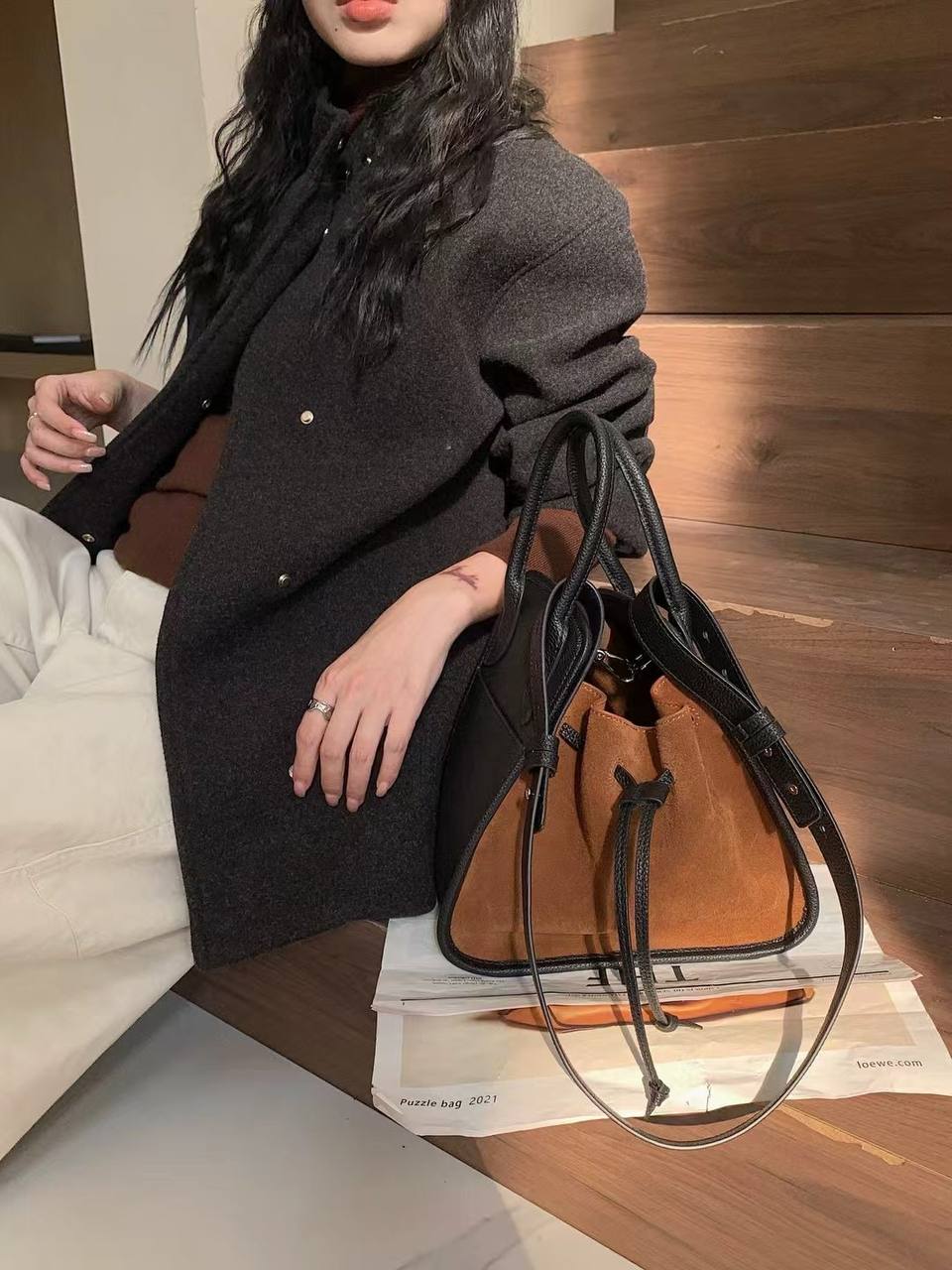 Darina – Elegant Shoulder Bag with Top Handle & Adjustable Strap