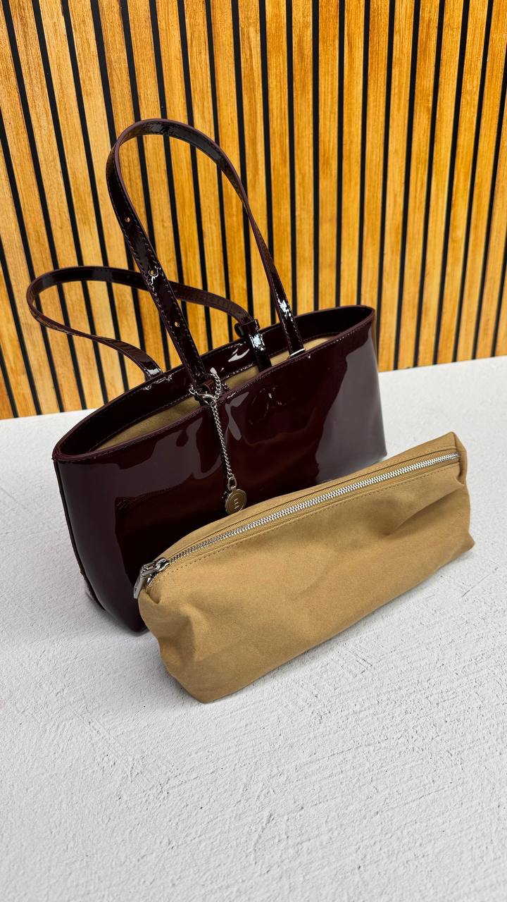 Bag “Luxe Gloss” – Timeless Elegance in Genuine Leather
