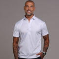 Semi-Spread Collar Polo White Pebble Beach 5 Diamond Original