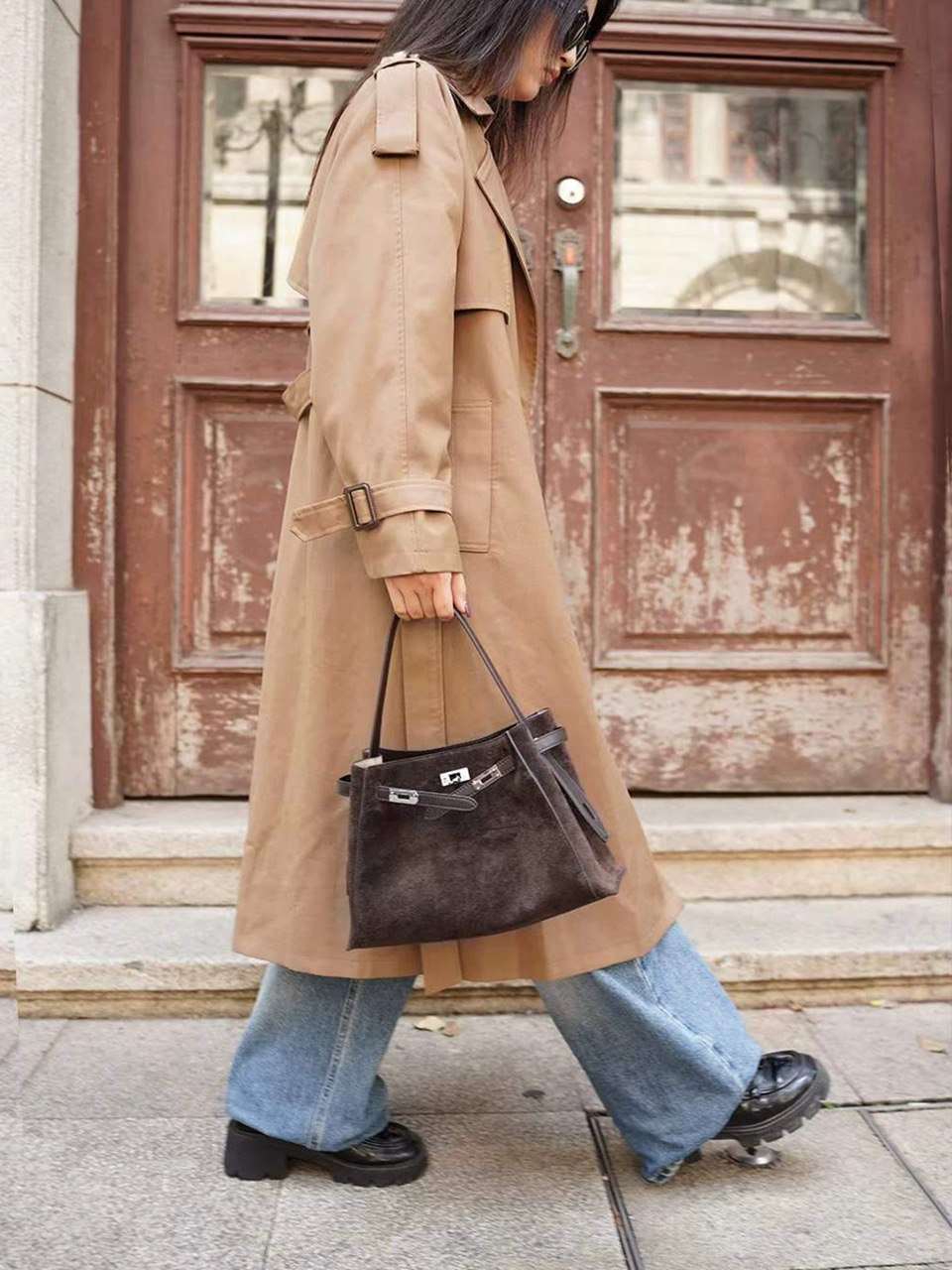 Arden Suede Classic Tote