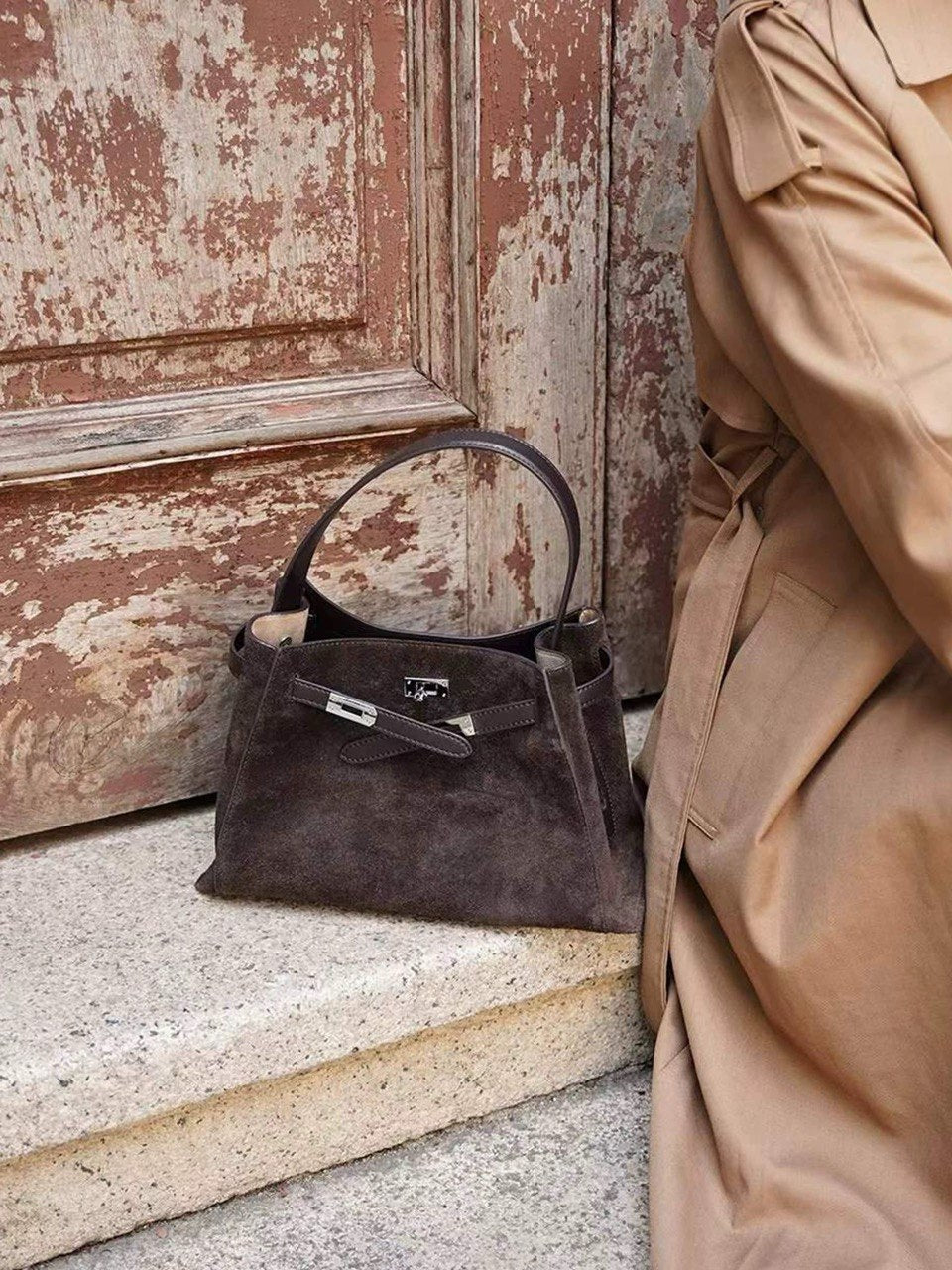 Arden Suede Classic Tote