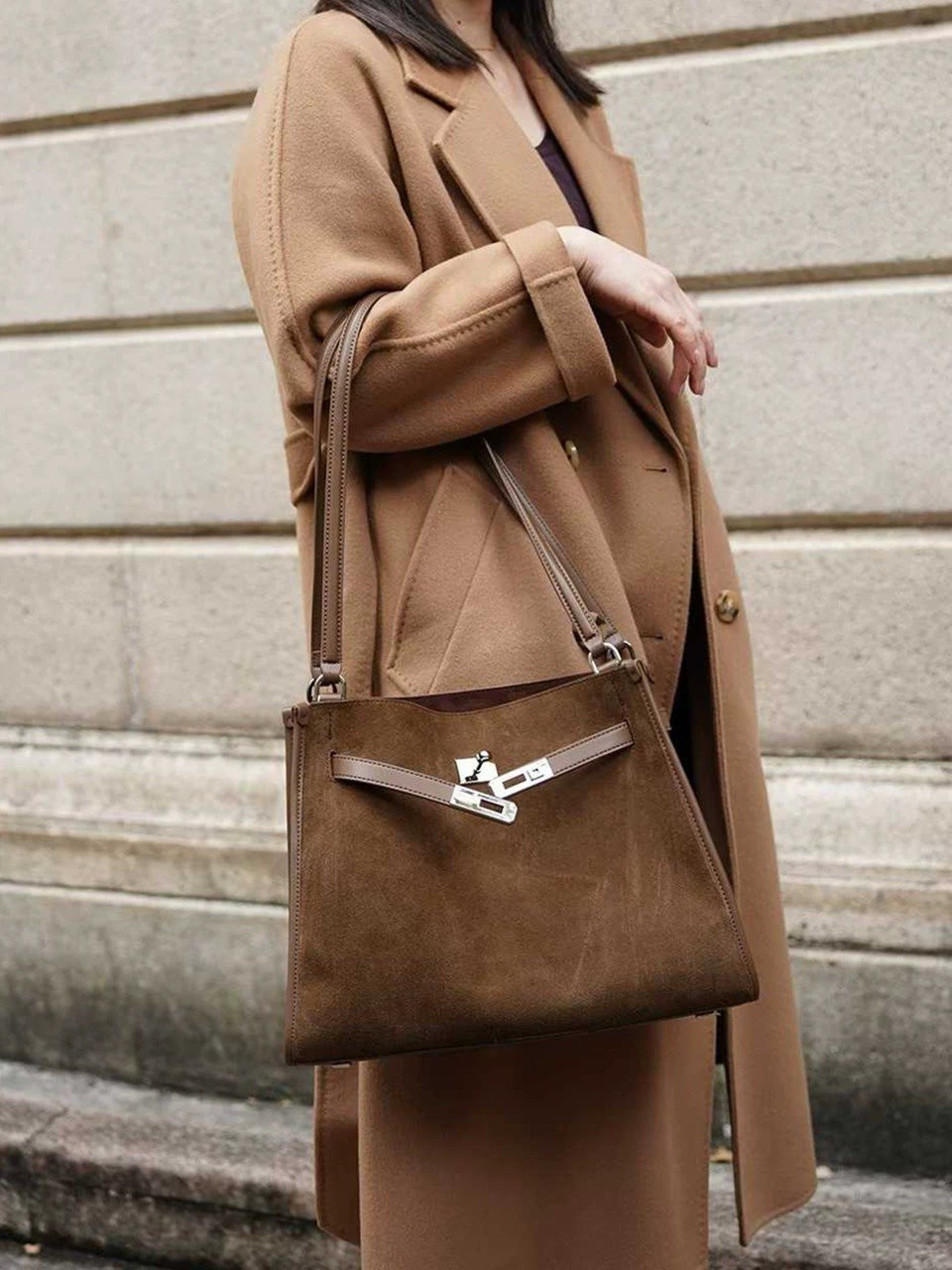 Arden Suede Classic Tote