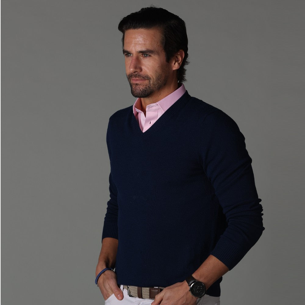 Semi-Spread Collar Polo Pink Original