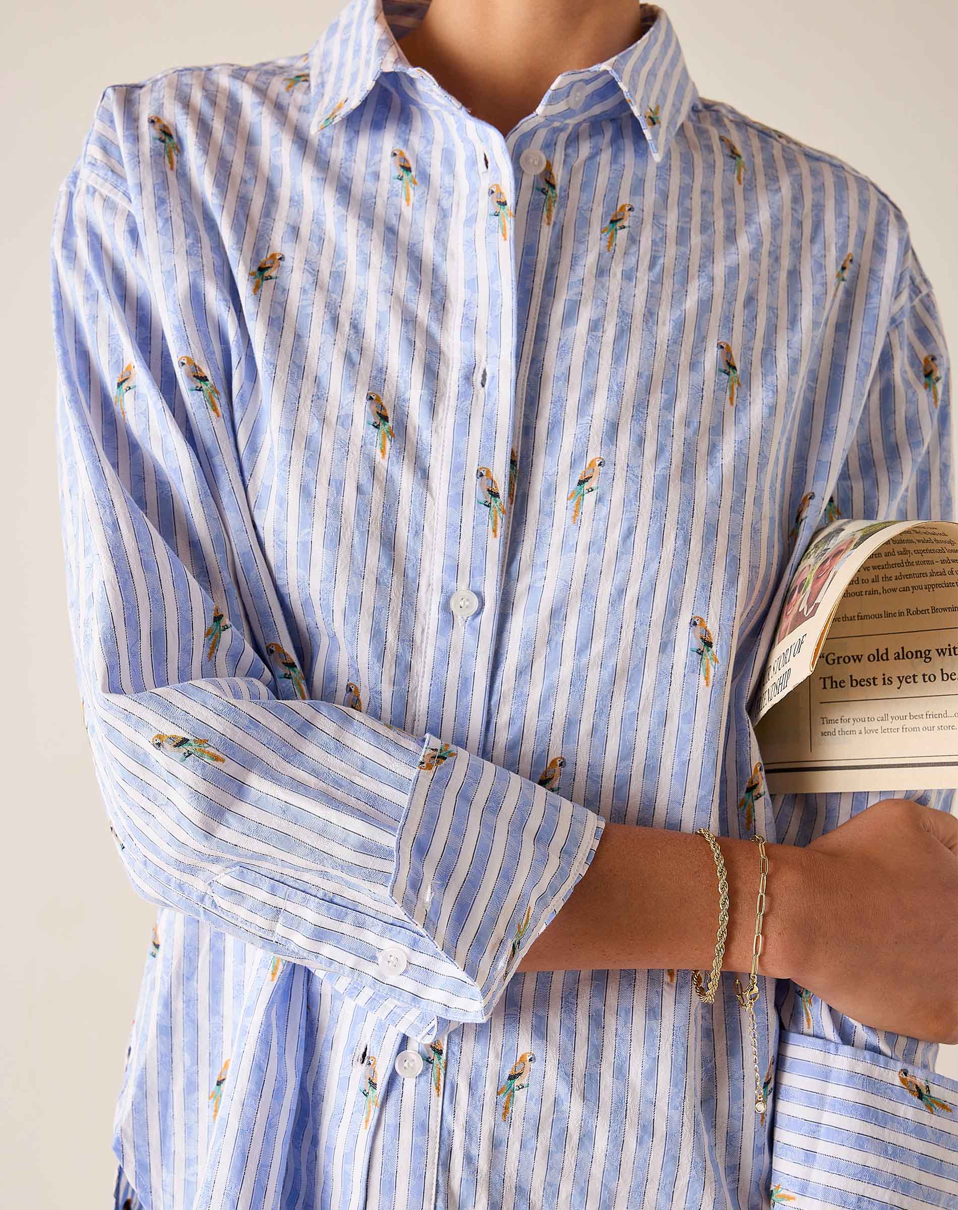 Runaround Button Up Top