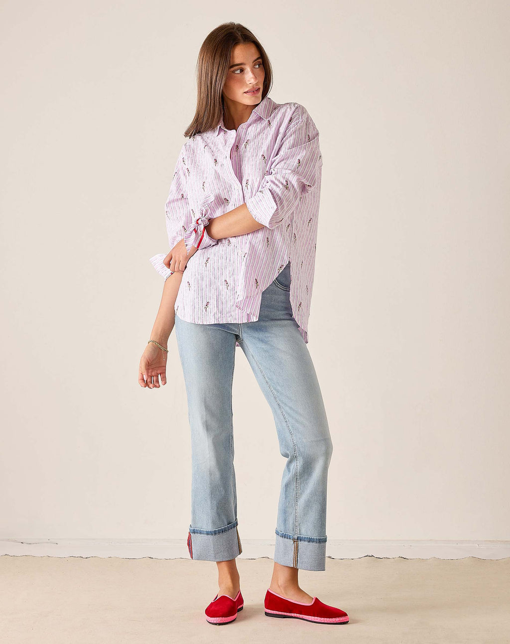 Runaround Button Up Top
