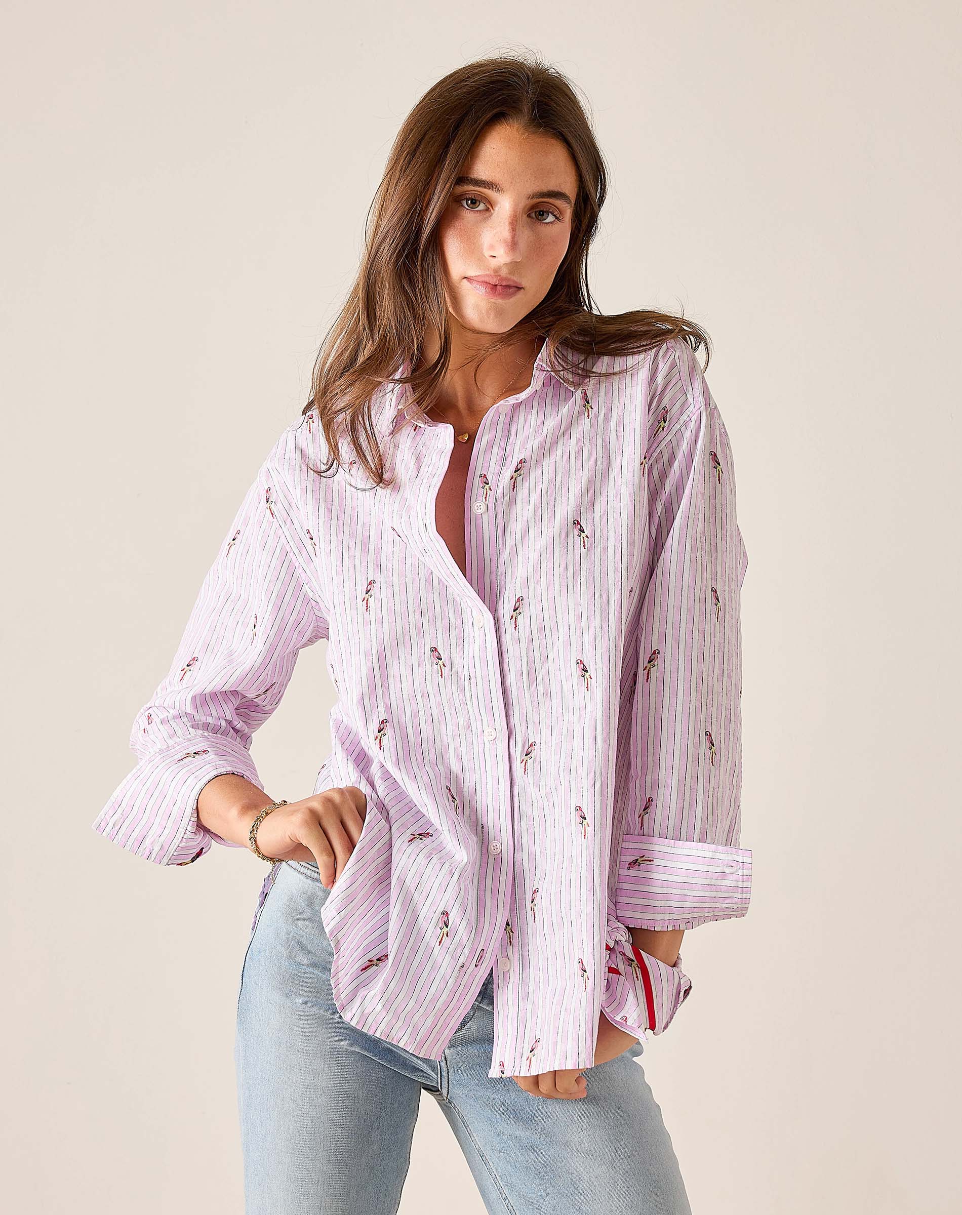 Runaround Button Up Top