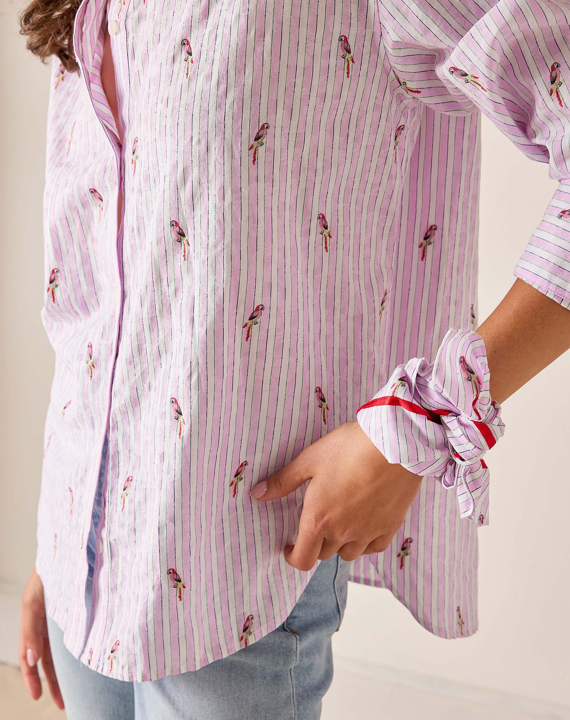 Runaround Button Up Top