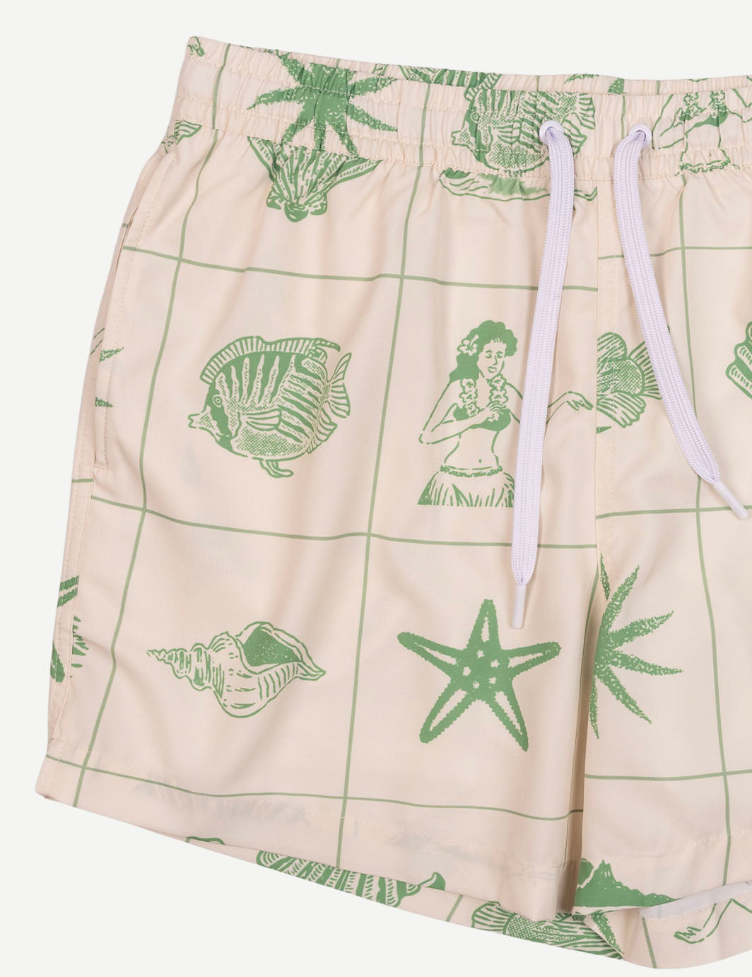 Duvin Salty Swim Short - Antique