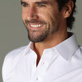 Semi-Spread Collar Polo White Original