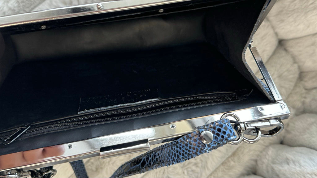 Italian Chic — genuine leather clutch bag