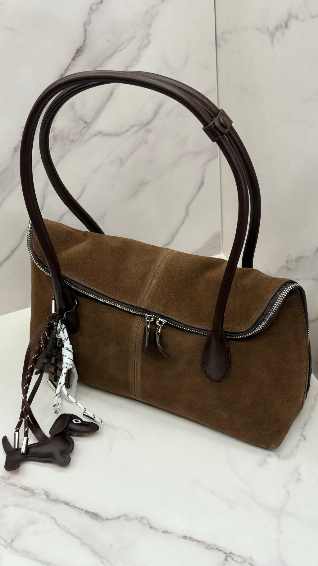 Heritage Luxe Large Shoulder Bag 🤎