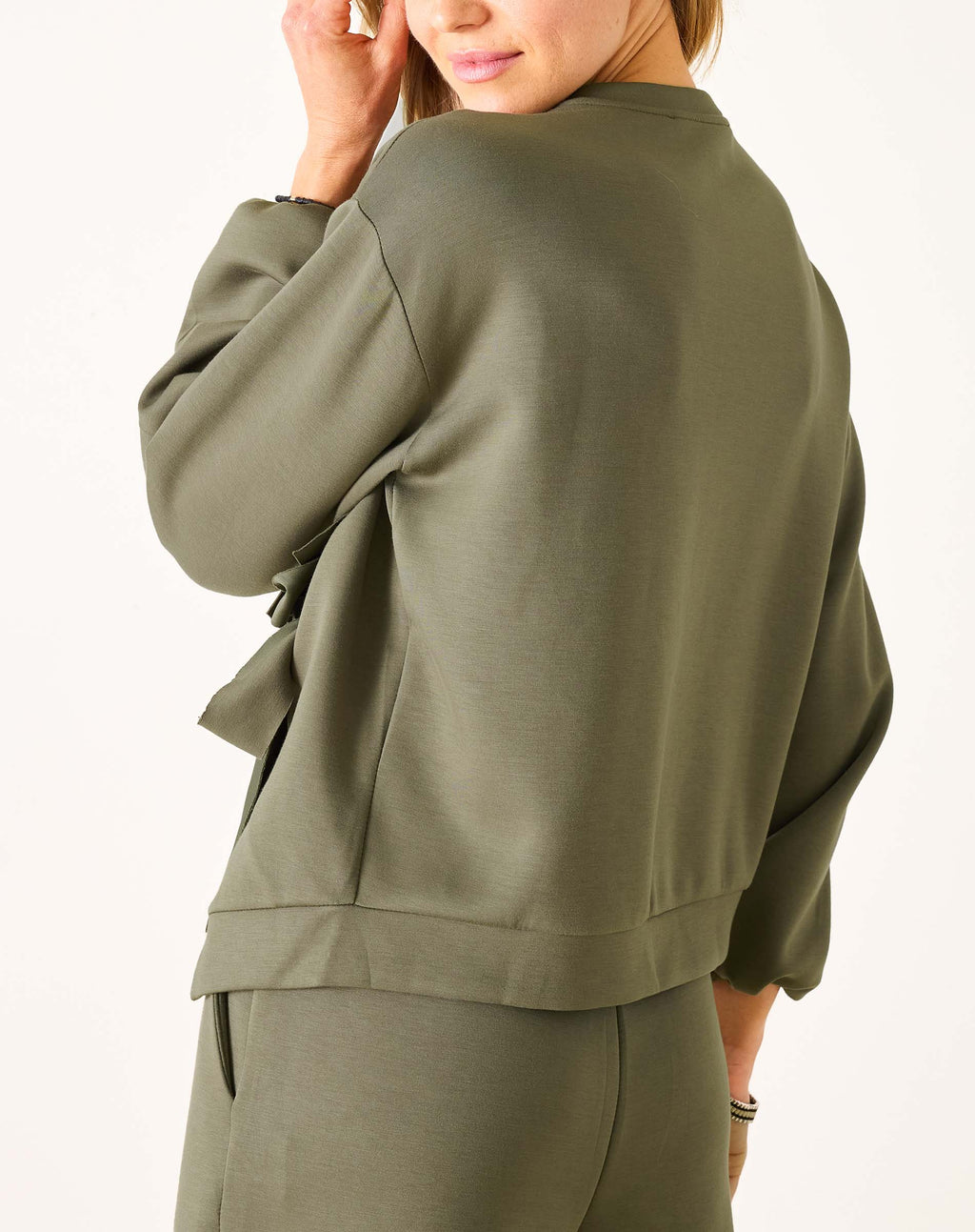 Simone Bow Crewneck Sweatshirt