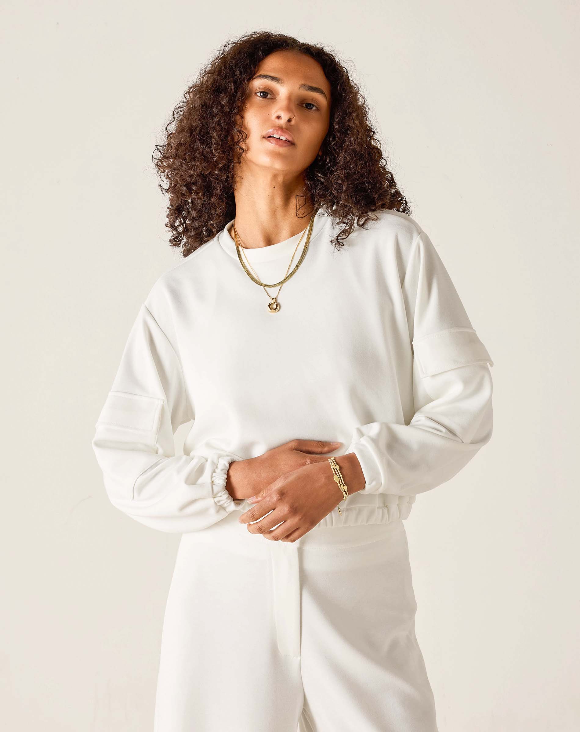 Simone Cargo Crewneck Sweatshirt