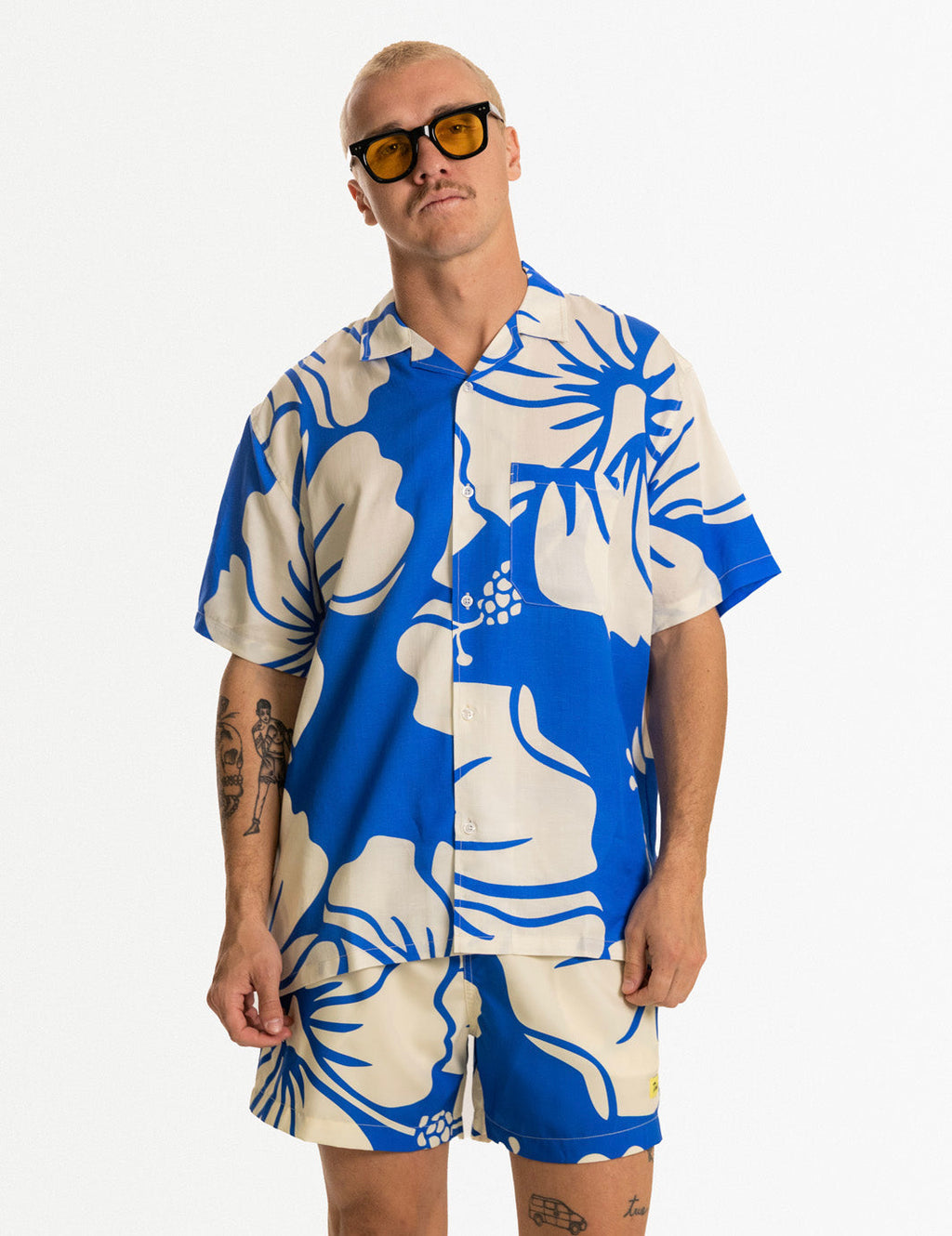 Duvin Paradise Swim Short - Blue