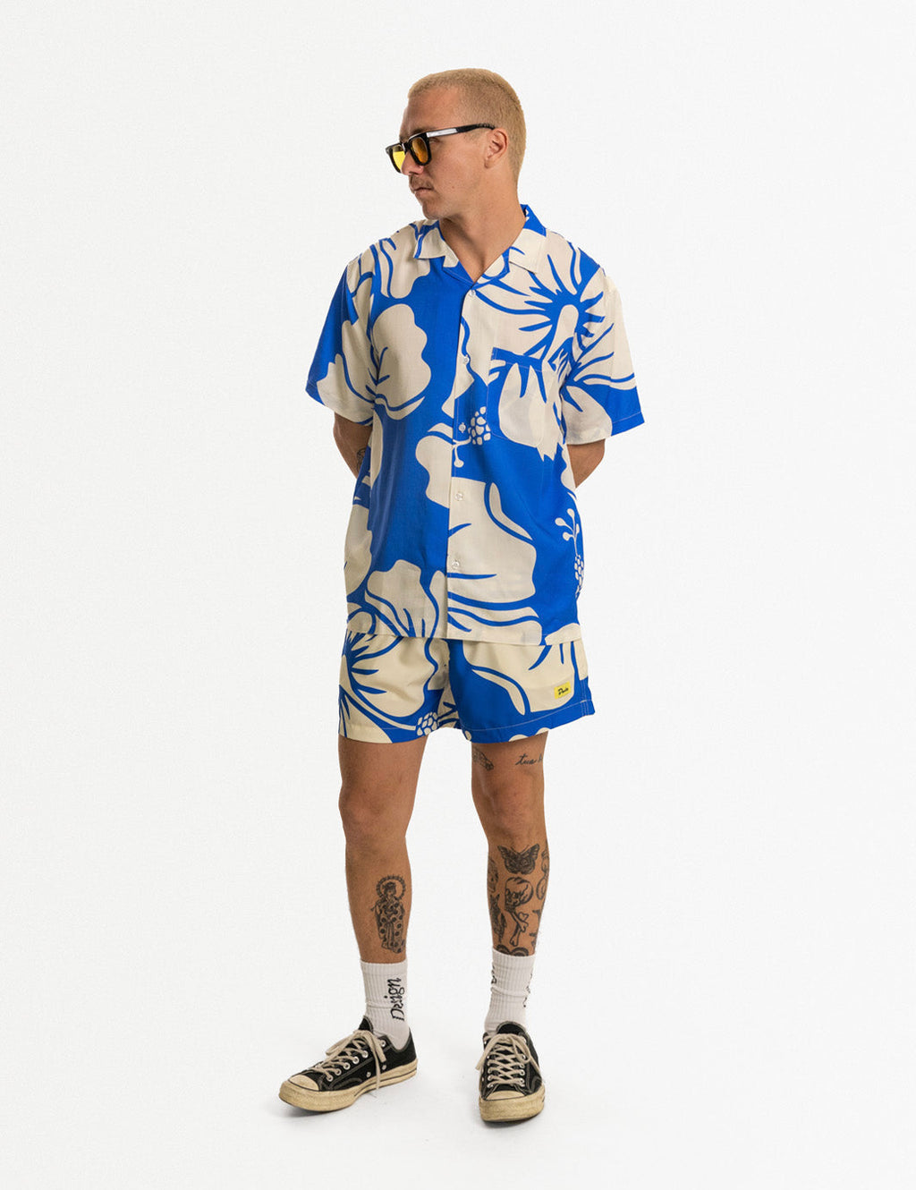 Duvin Paradise Swim Short - Blue