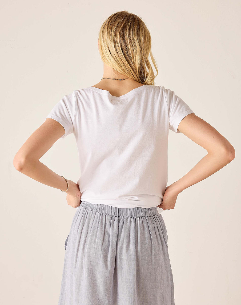 Summer Day Embroidered Tee
