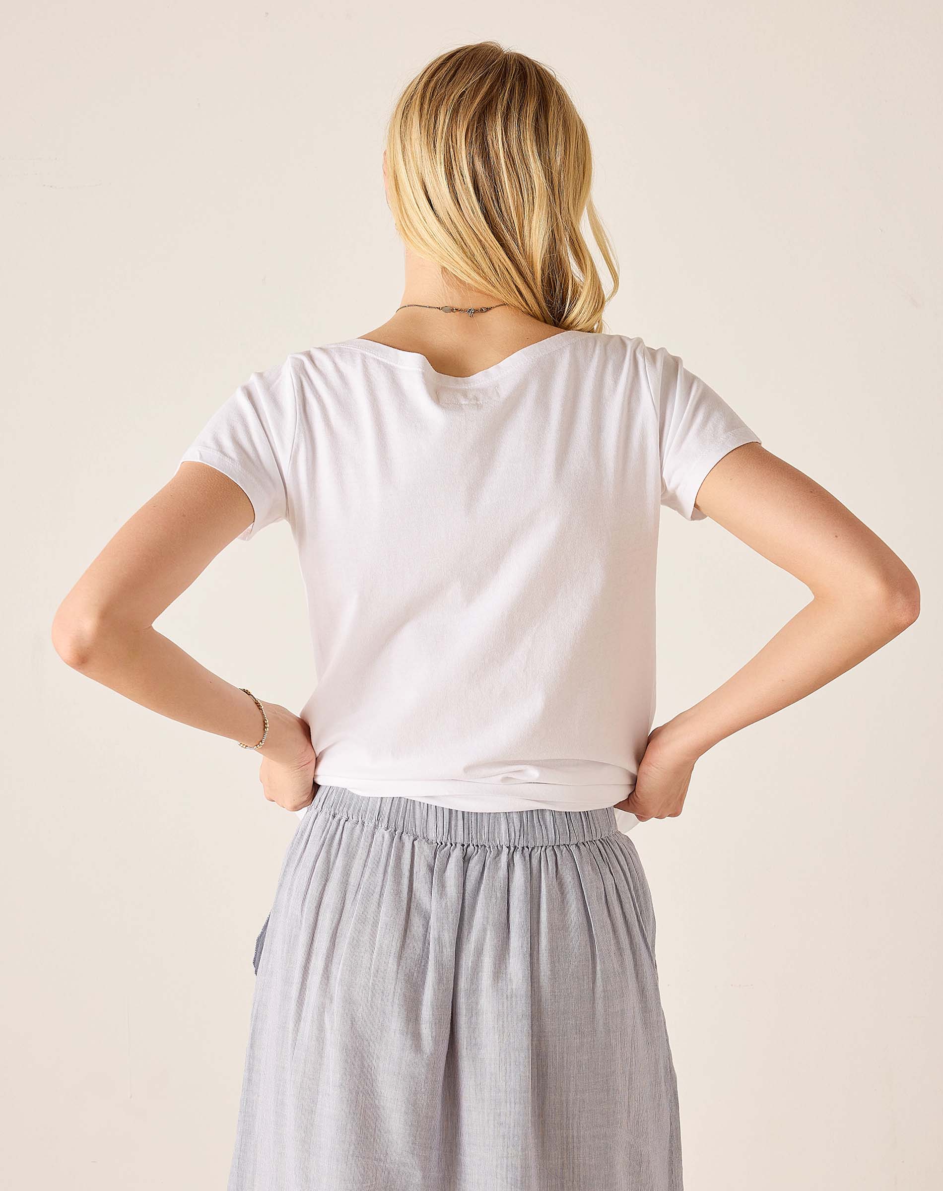 Summer Day Embroidered Tee