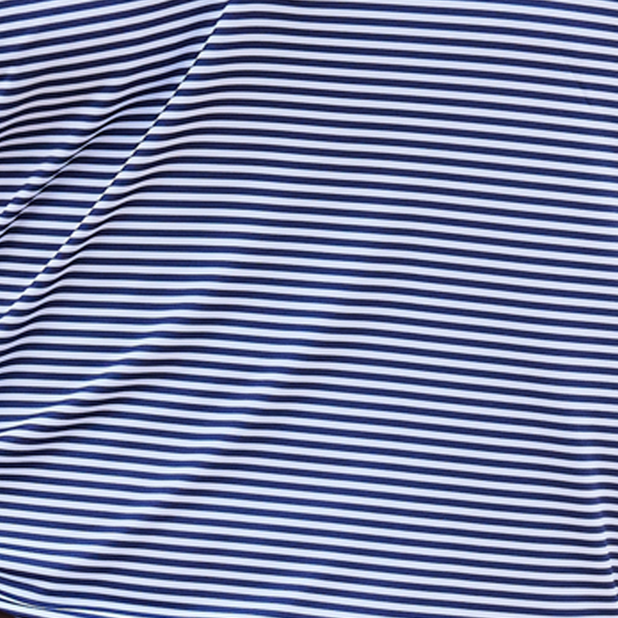 Featherweight Flex Polo Newport Navy Stripe