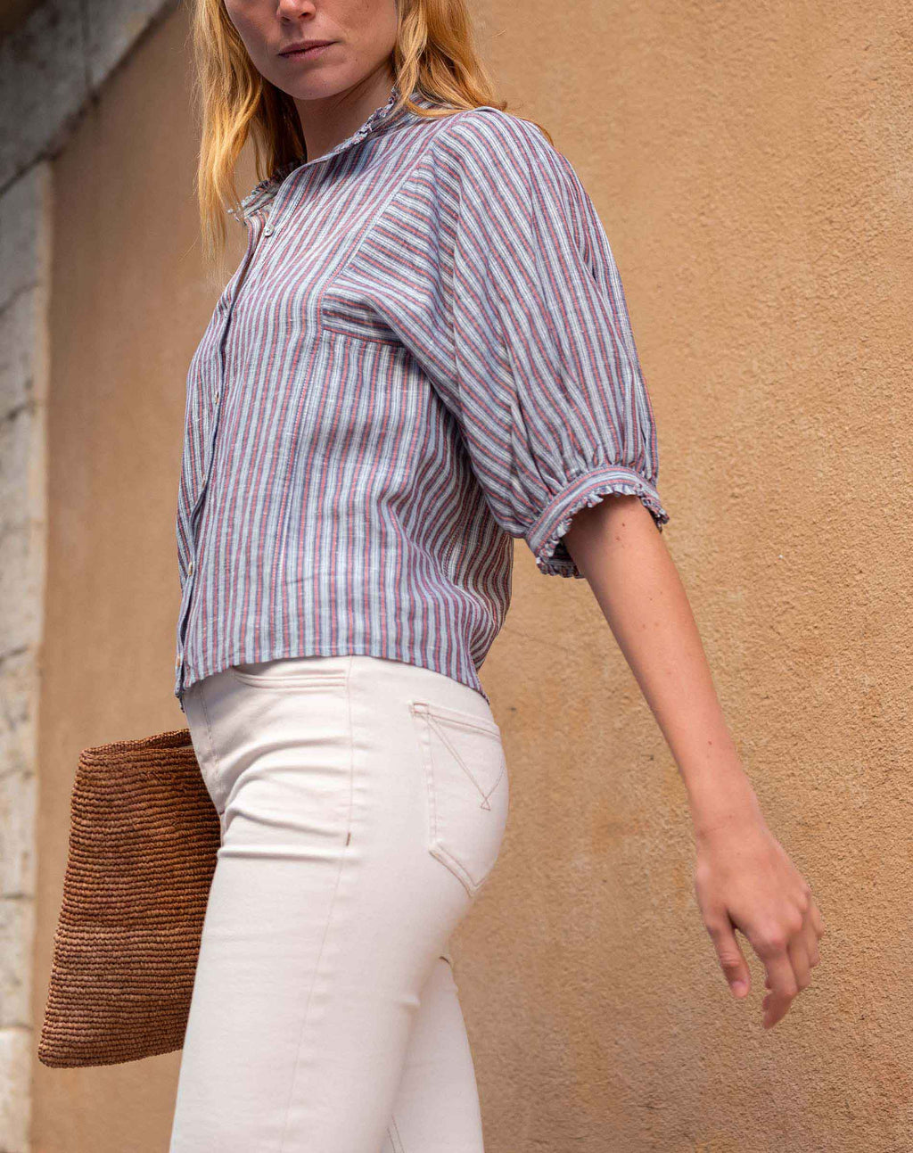 Sweet Clementine Button-Up Top