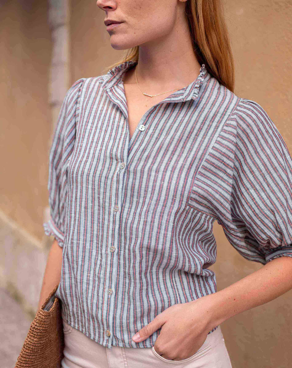 Sweet Clementine Button-Up Top