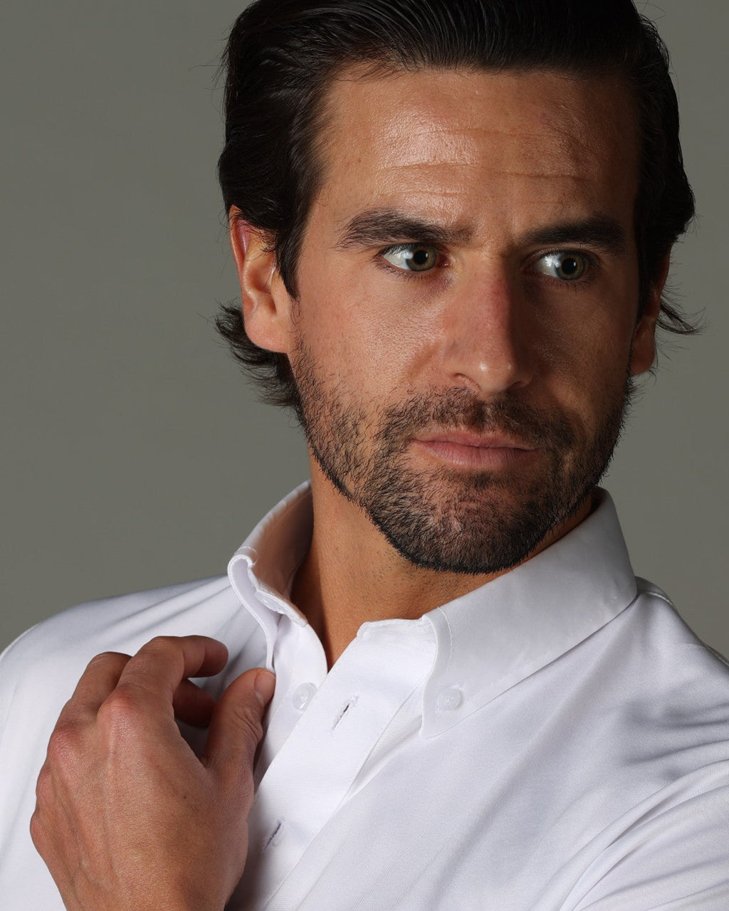 Oxford Button Down Collar Polo White Original