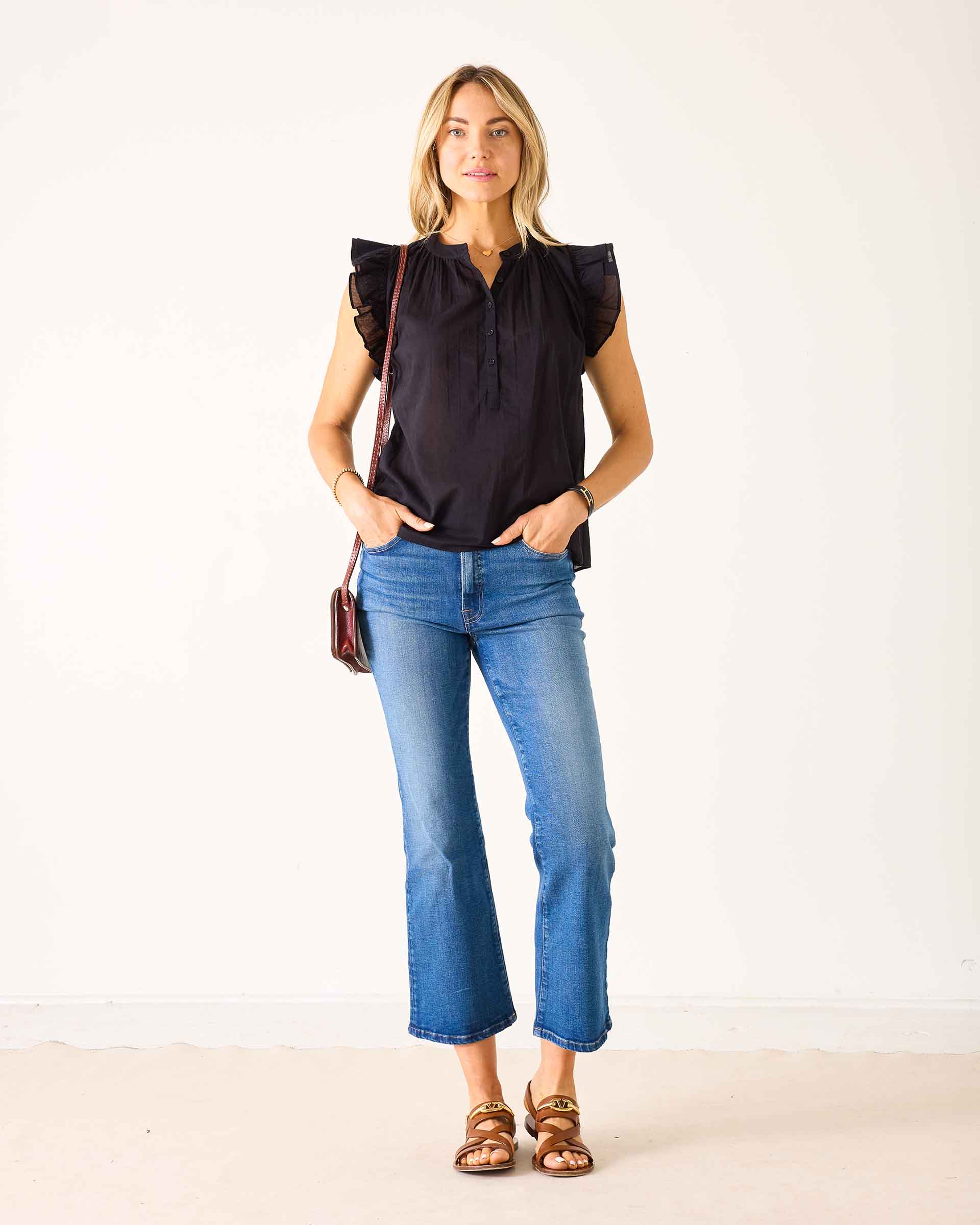 Flutter Sleeve Top