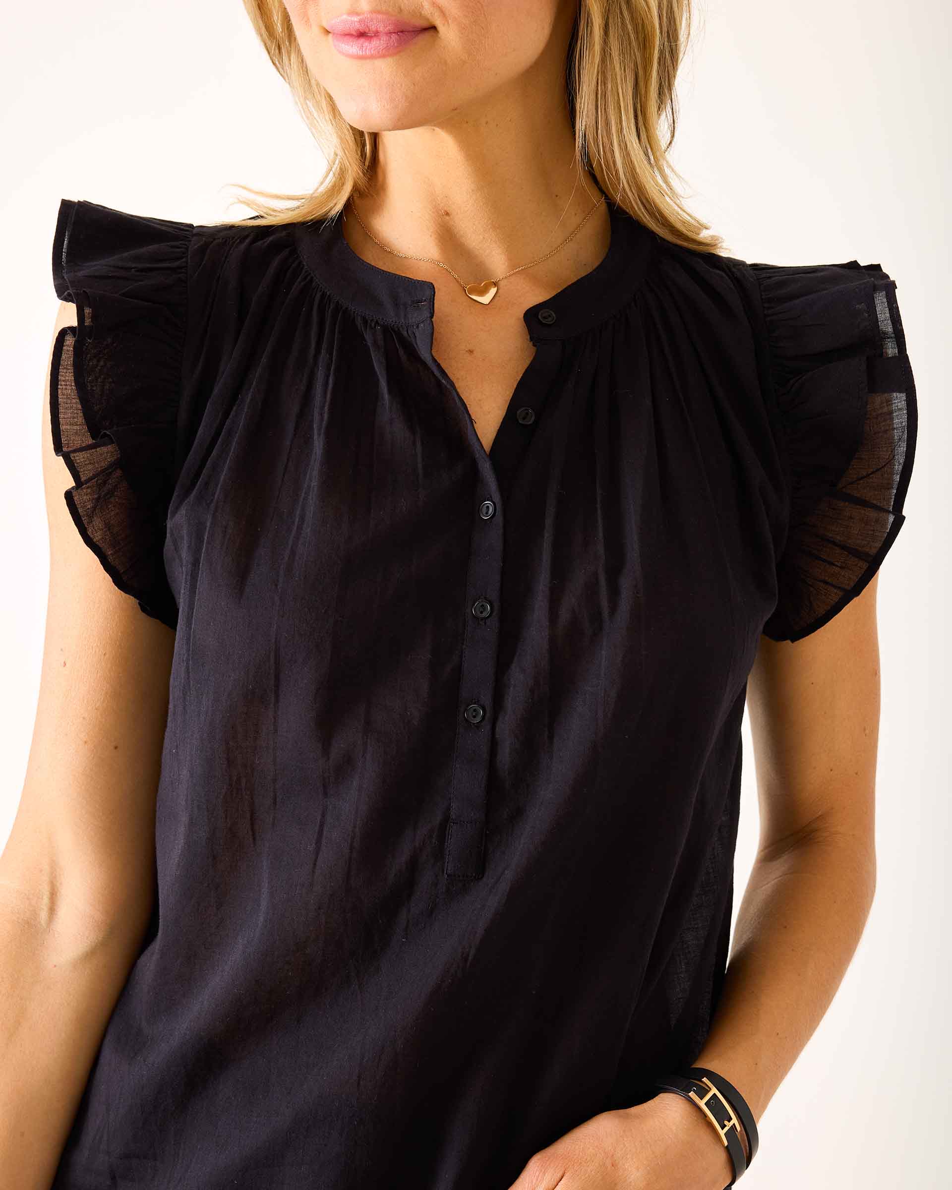 Flutter Sleeve Top