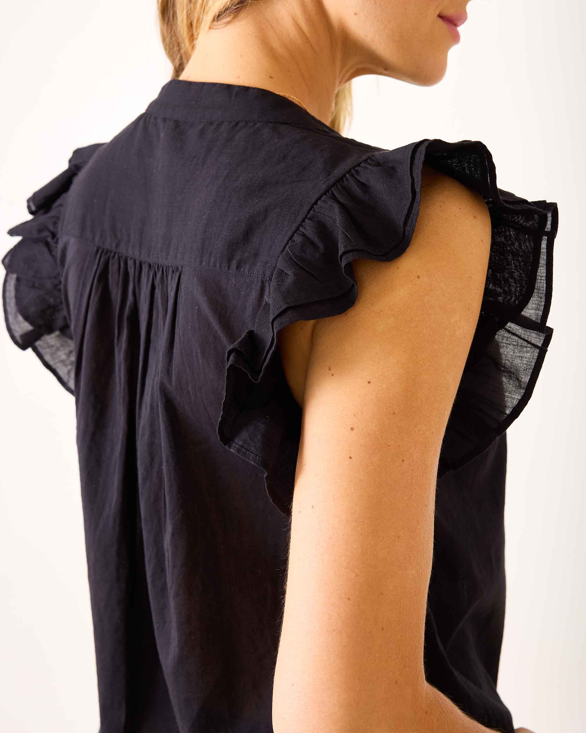 Flutter Sleeve Top