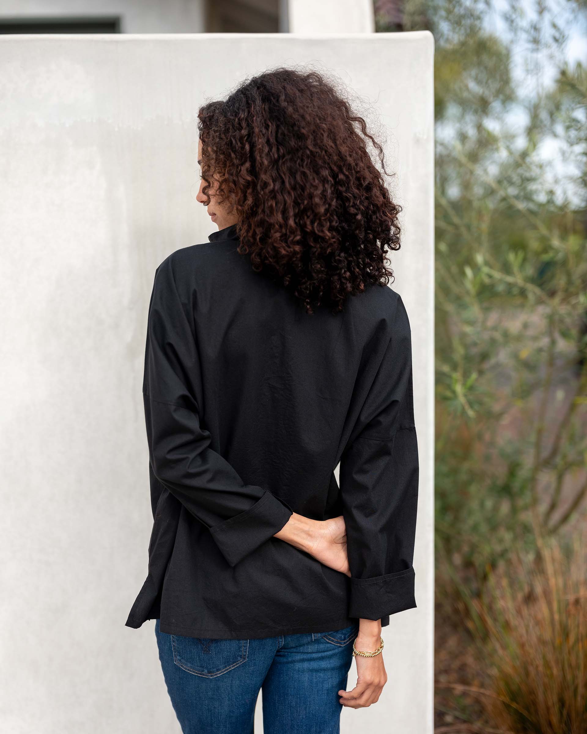 Emerson Pop Up Collar Top