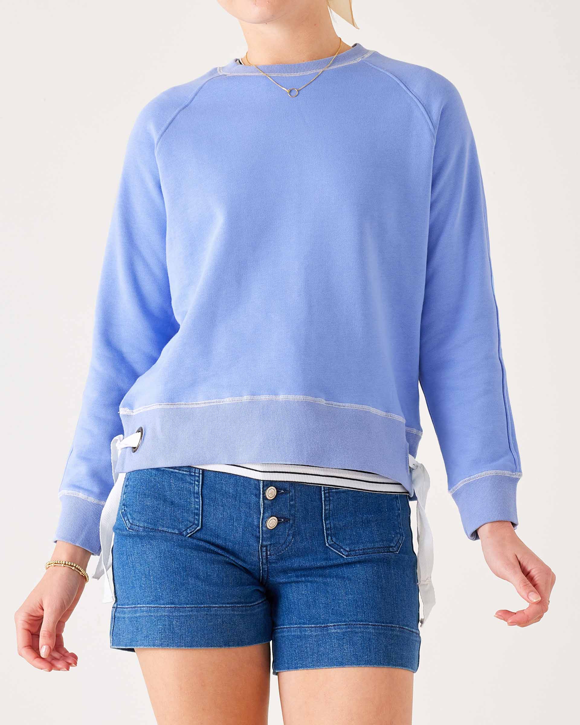 Frenchie Tie Side Sweatshirt
