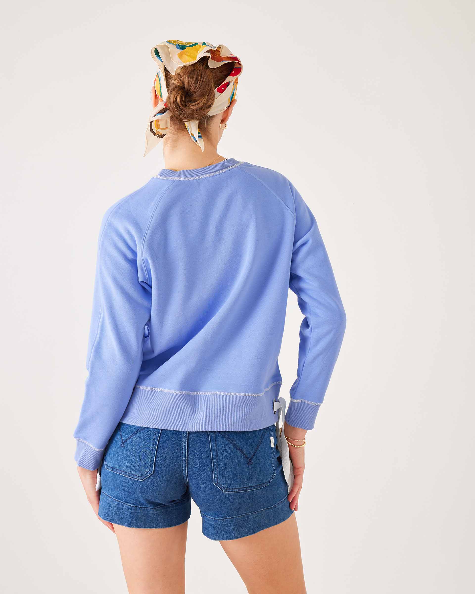 Frenchie Tie Side Sweatshirt