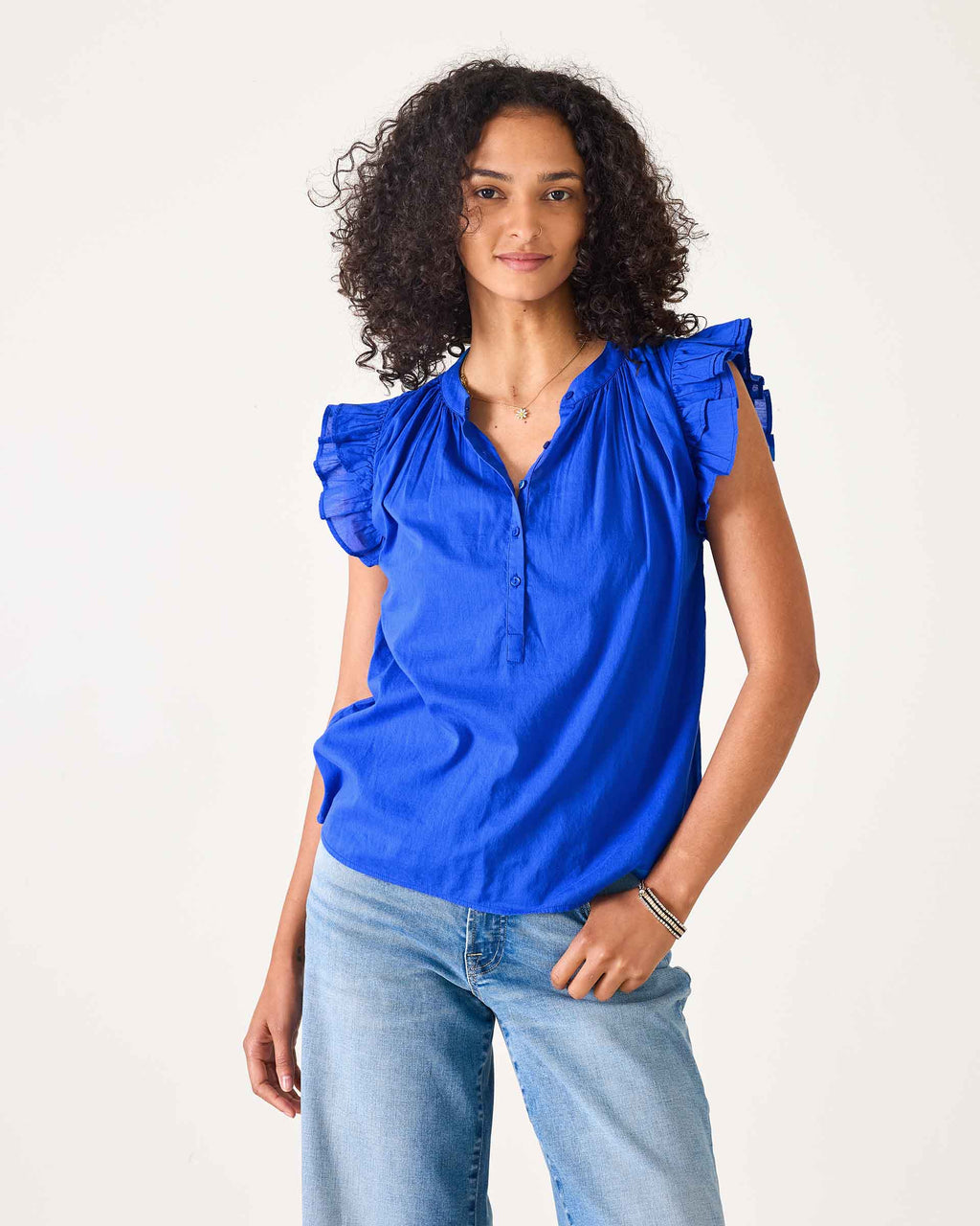 Flutter Sleeve Top