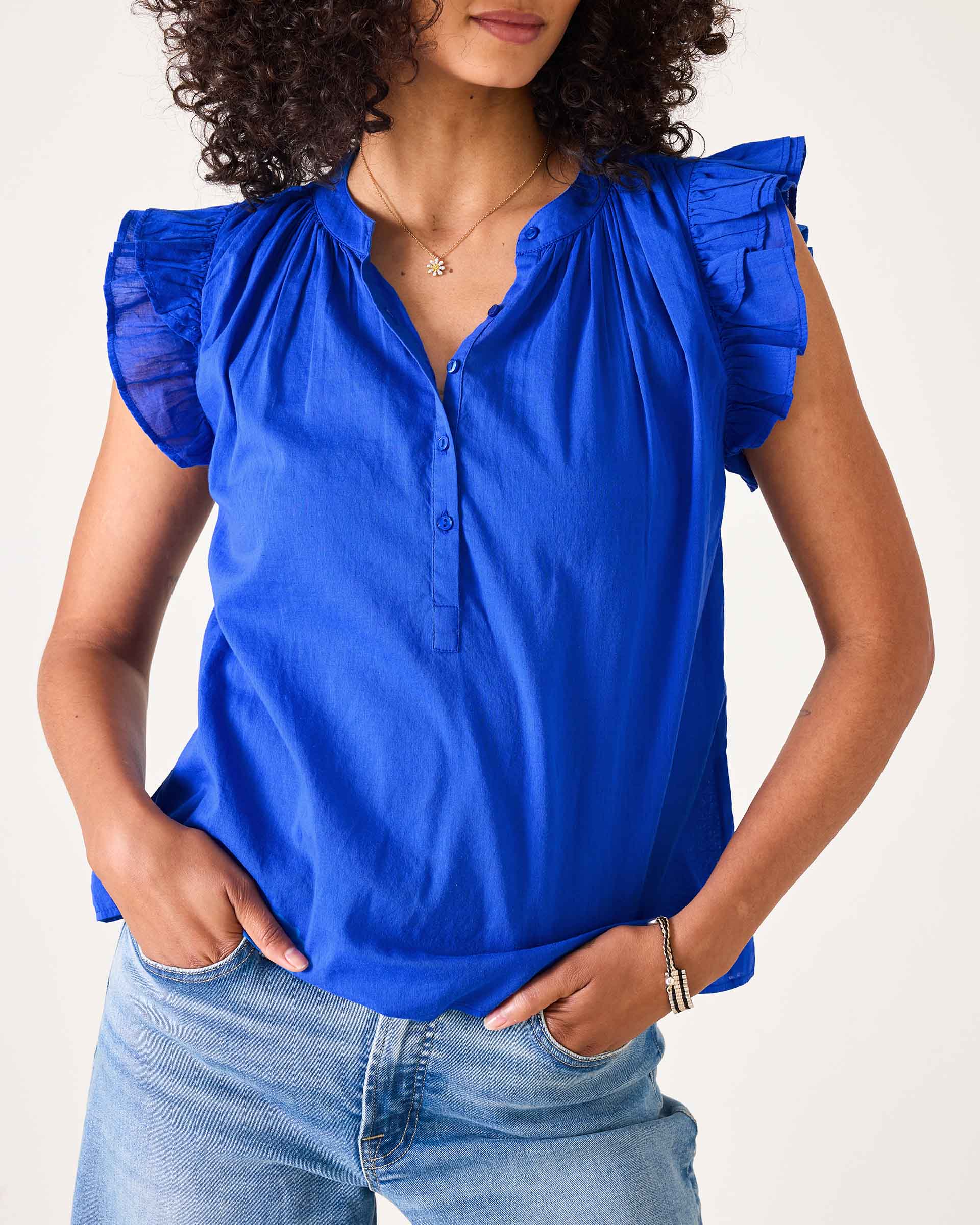 Flutter Sleeve Top