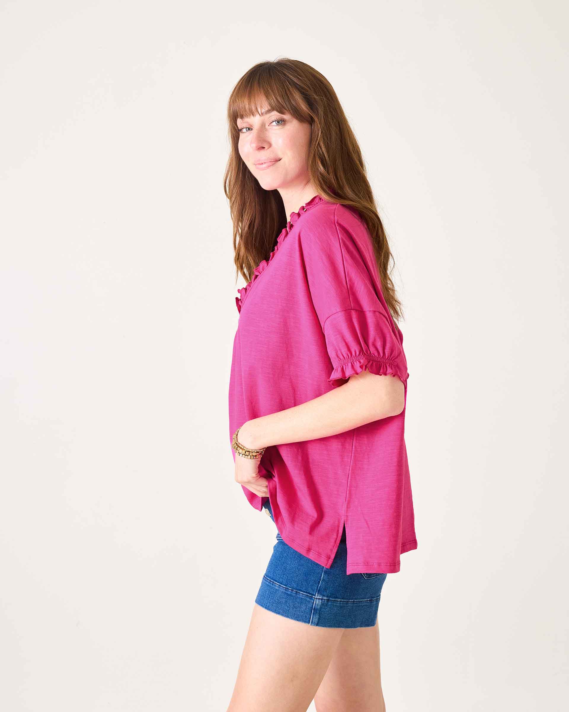 Amelia Ruffle Tee