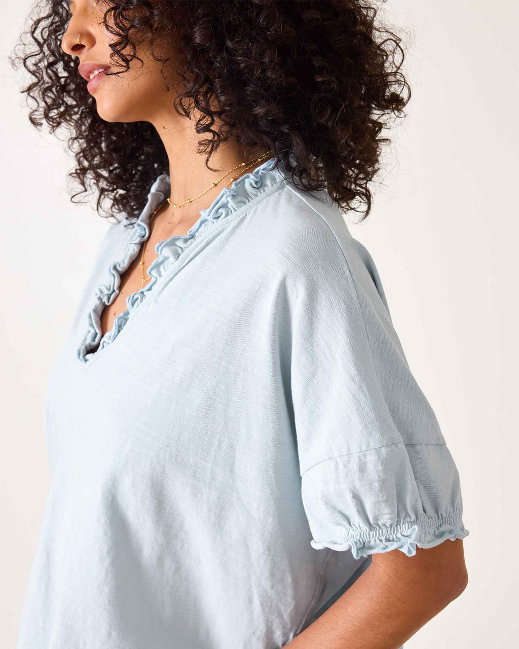 Amelia Ruffle Tee