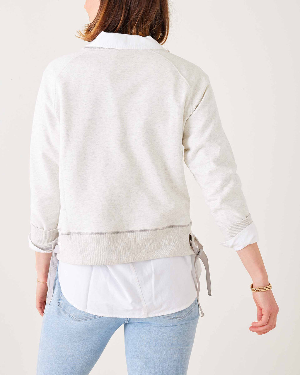 Frenchie Tie Side Sweatshirt